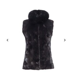 Wolfie mink vest